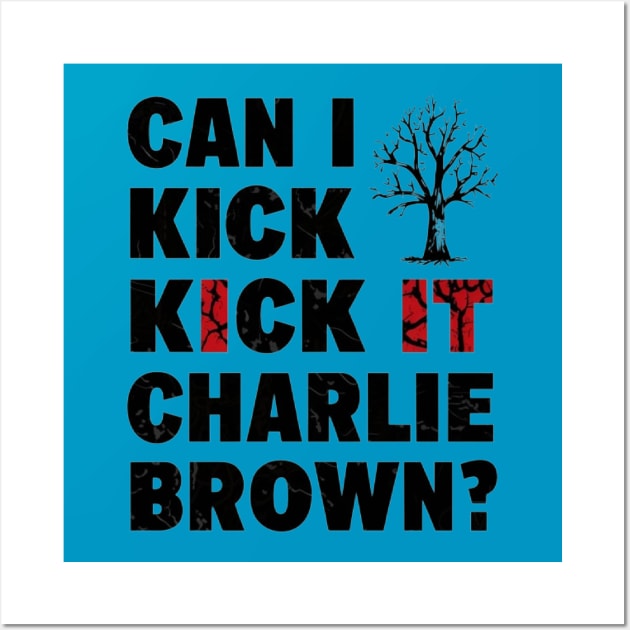 can i kick it charlie brown Wall Art by Mohammad Ibne Ayub